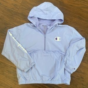 Champion Girls 3/4 Zip Lightweight Pullover